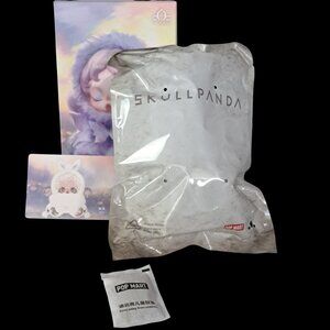 Skull Panda~ L'impressionnisme~MIST Plush Keychain